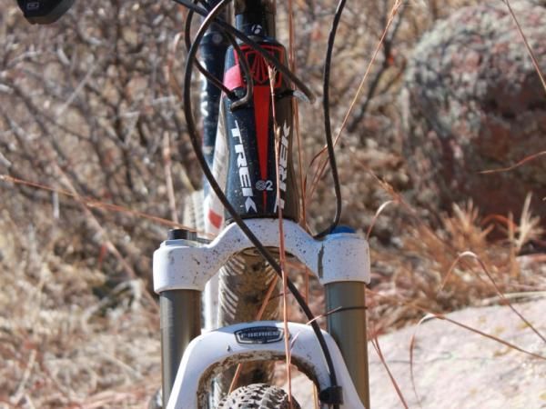 The e2 head tube points in the right direction, we'd just like it to be slightly better supported