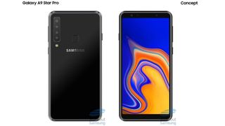 This concept image could show roughly what the A9 Star Pro will look like. Credit: AllAboutSamsung