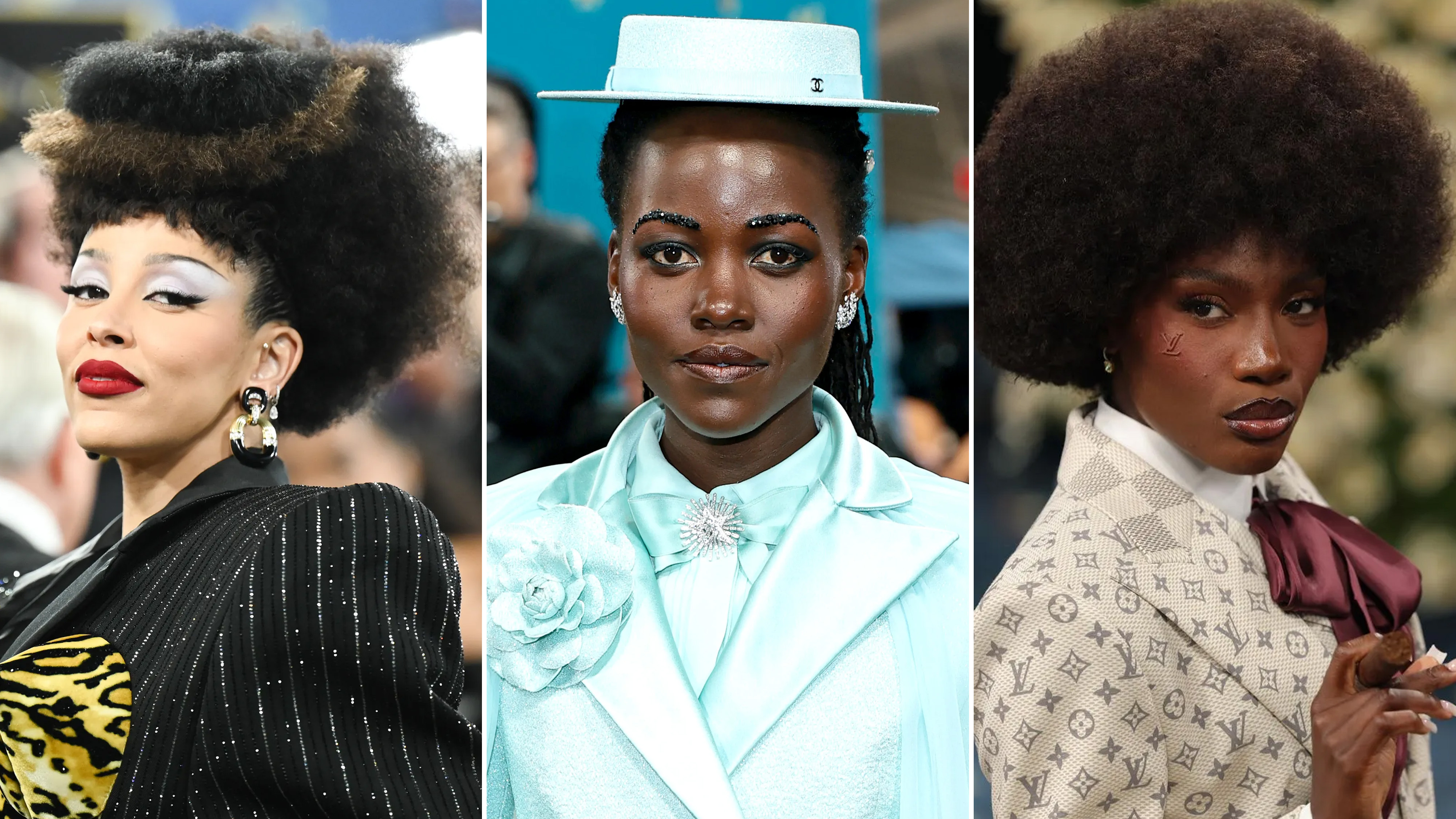 Doja Cat, Lupita Nyong’o, and Doechii at the 2025 Met Gala