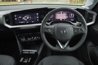 The 2021 Vauxhall Mokka-E interior