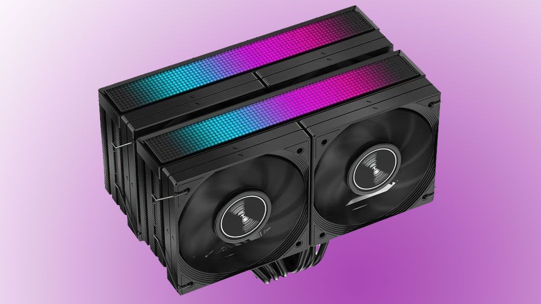 Massive $40 quad-fan JF15K Diamond CPU cooler wields dual-heatsinks for up to 280W TDP cooling capacity — Jiushark's latest spans the entire width of a standard motherboard
