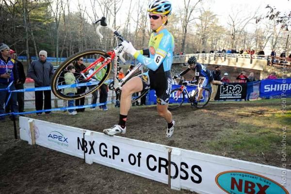 Jerome Townsend gets past the barriers