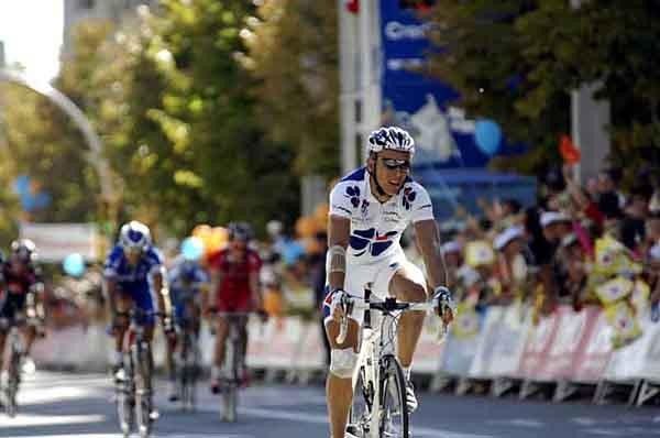 Philippe Gilbert (Fran&ccedil;aise Des Jeux) is exhausted and couldn't quite pull it off in the end.