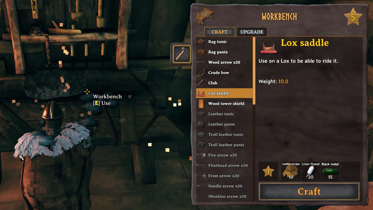 Valheim Viking riding a lox