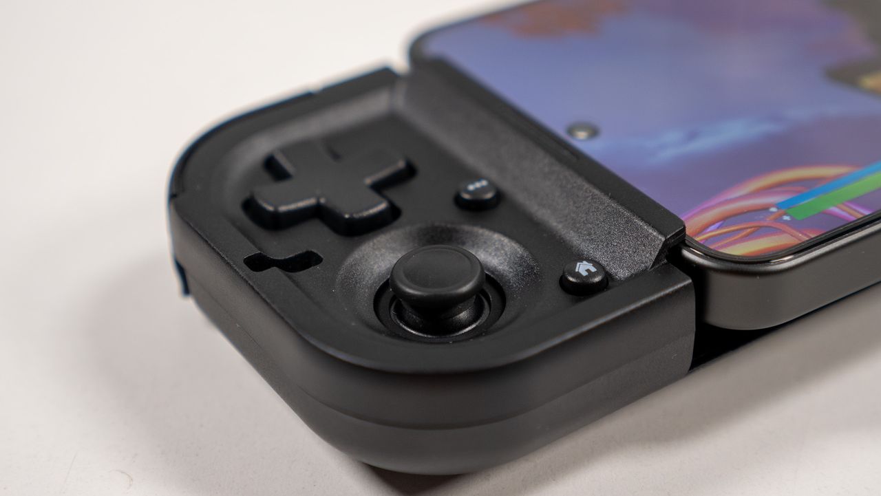 A close-up look at the Razer Prio's left half