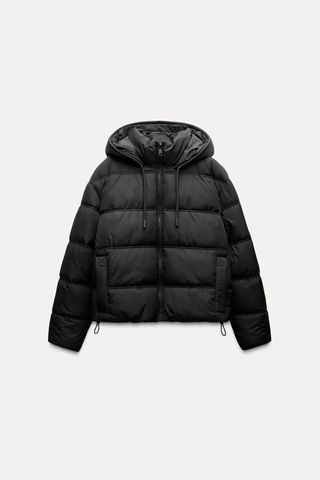 Water and Wind Protection Short Quilted Anorak