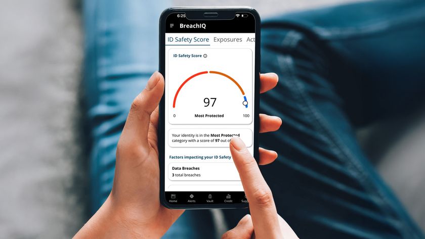 Screenshot of the IdentityForce app