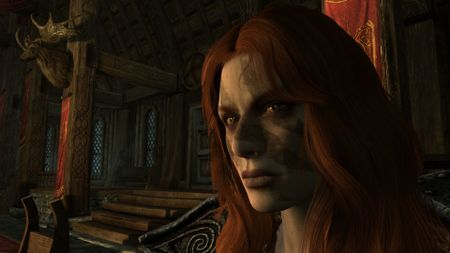 Aela the Huntress, overhauled by the Bloodmoon mod