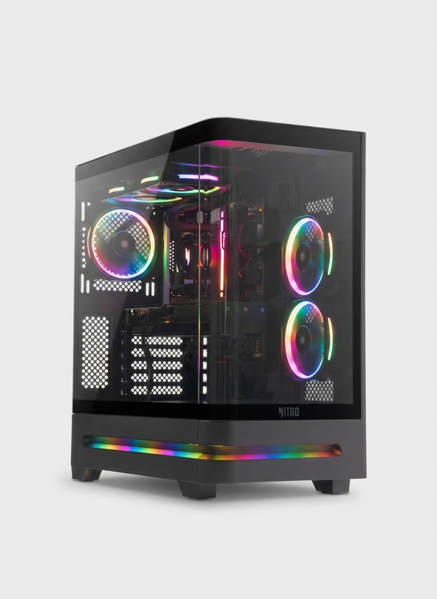 An Acer Nitro RX 9070 XT gaming PC