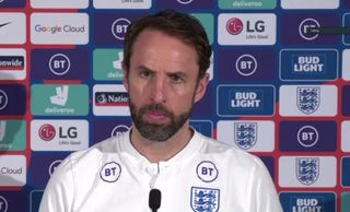 Gareth Southgate will speak to the media on Tuesday afternoon