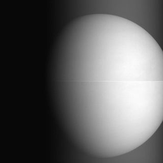 Venus as seen by the Akatsuki probe's 1-Micron Camera on Dec. 6, 2015, from a distance of 42,250 miles (68,000 km).