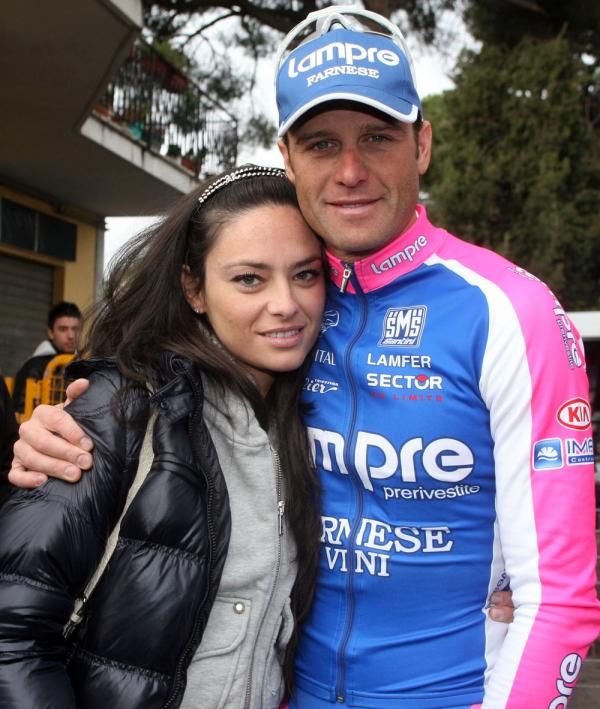 Alessandro Petacchi (Lampre) with Anna Chiara