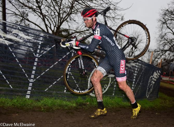 Kerry Werner (Optum Pro Cycling) riding to a top ten finish