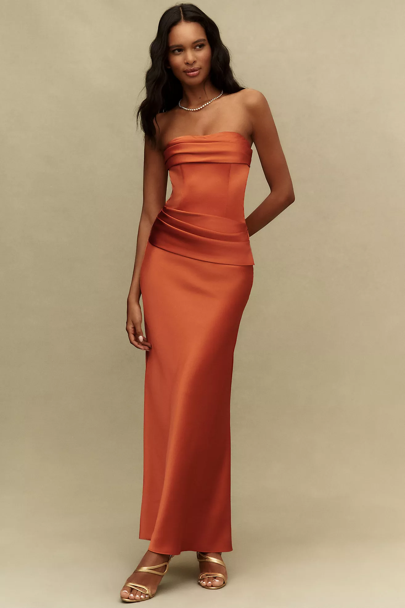 Mare Mare Isabella Strapless Ruched Corset Dress