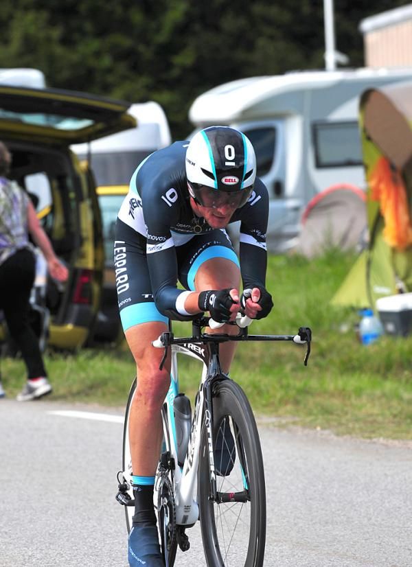 Frank Schleck (Leopard Trek) finished within seconds of his brother