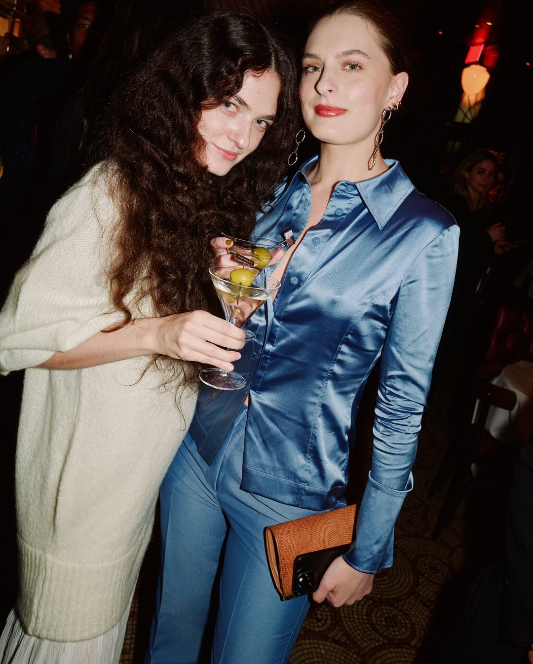 Christie Tyler wearing an Aligne silk shirt