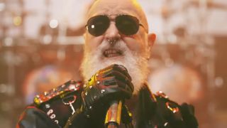 Rob Halford singing with Judas Priest in 2025