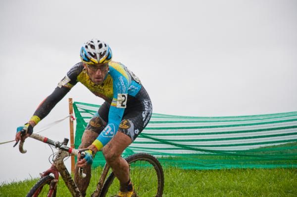 Myerson is right at home in the mud.