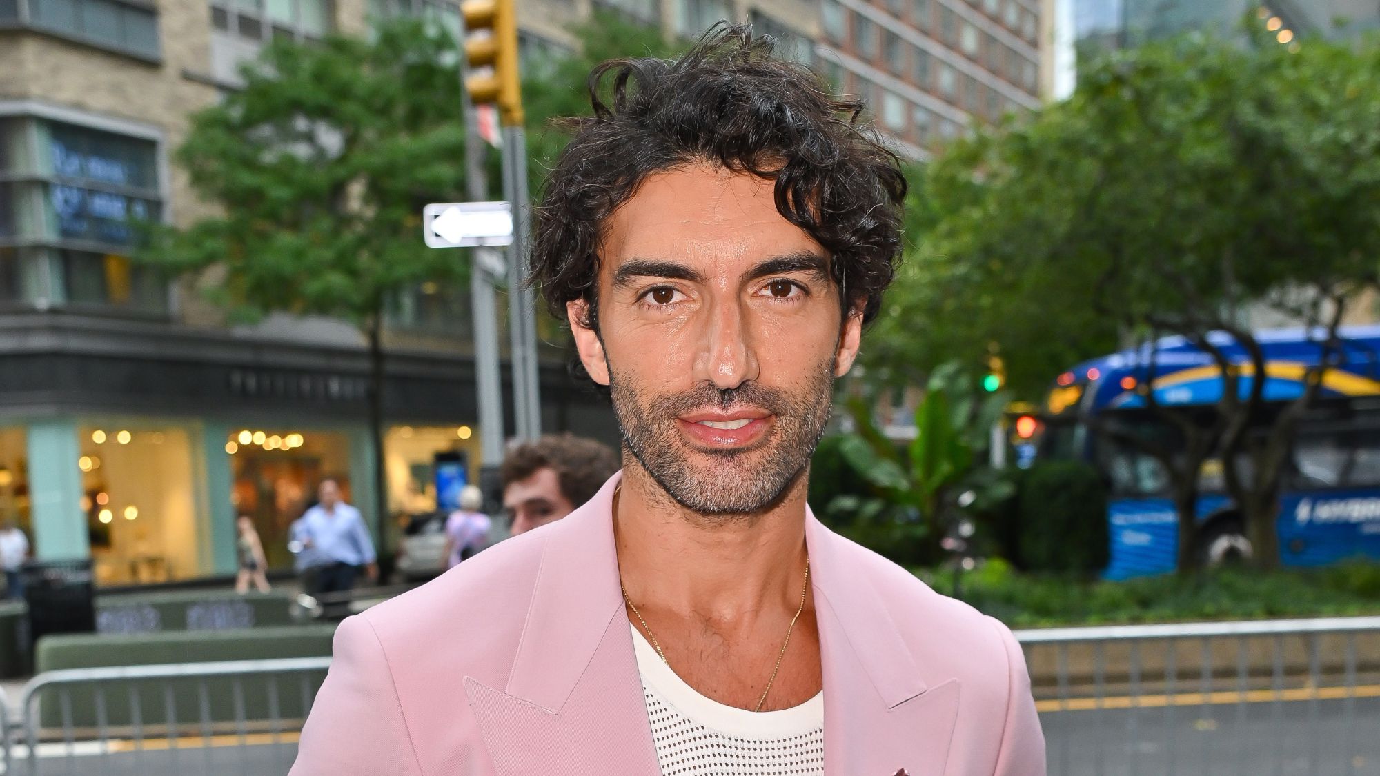 Justin Baldoni attends the premiere of 'It Ends With Us'