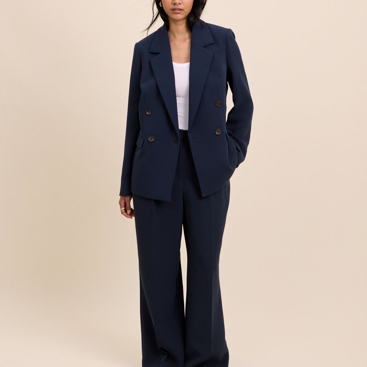 nobody&amp;rsquo;s child navy blazer jacket