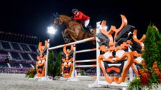 Daisuke Fukushima competes at the Tokyo Olympics