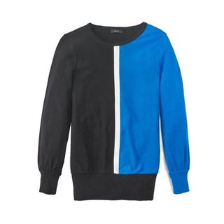 Clothing, Blue, Sleeve, Outerwear, Turquoise, Sweater, Jersey, Long-sleeved t-shirt, Electric blue, Top,