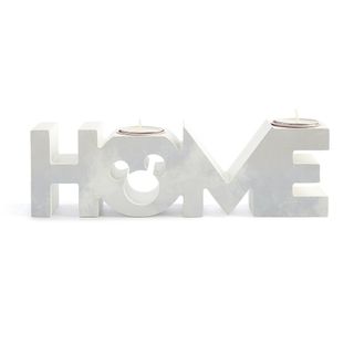 mickey mouse white candleholder