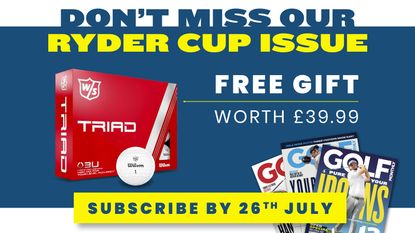 Promo for a Golf Monthly subscription deal