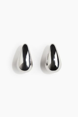 Stainless Steel Dome Earrings