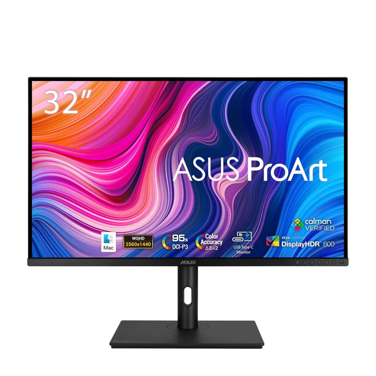 Asus ProArt PA328CGV on a white background