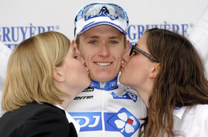 Tour de Suisse stage 4 winner Arnaud Demare (FDJ)
