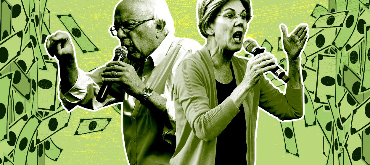 Bernie Sanders and Elizabeth Warren.