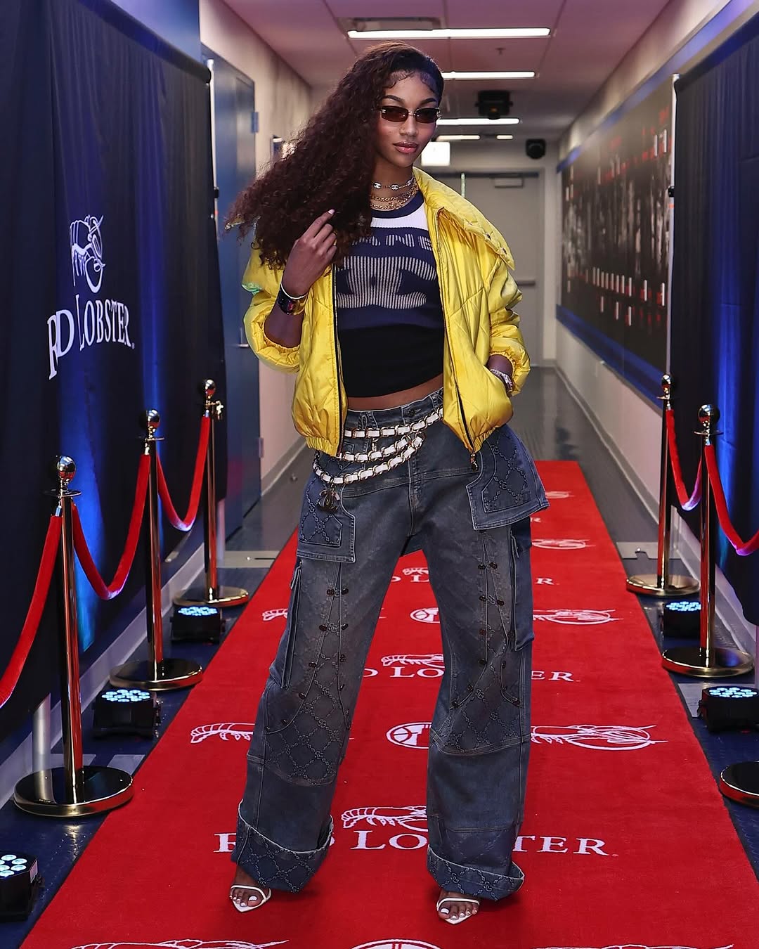 Angel Reese wore an all-Chanel tunnel look in May 2025