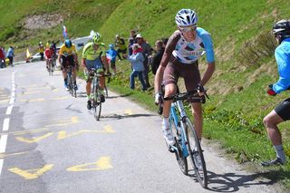 Romain Bardet (AG2R La Mondiale) makes a move