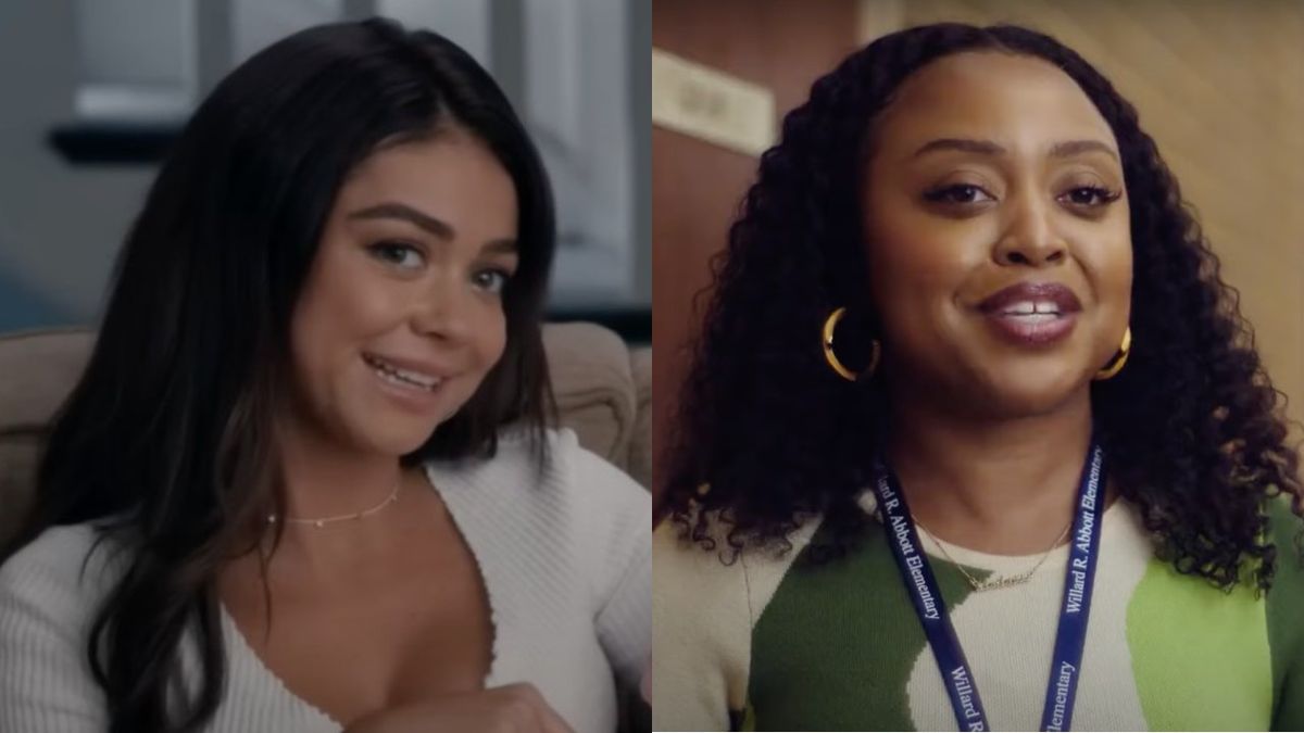 Sarah Hyland and Quinta Brunson side by side.