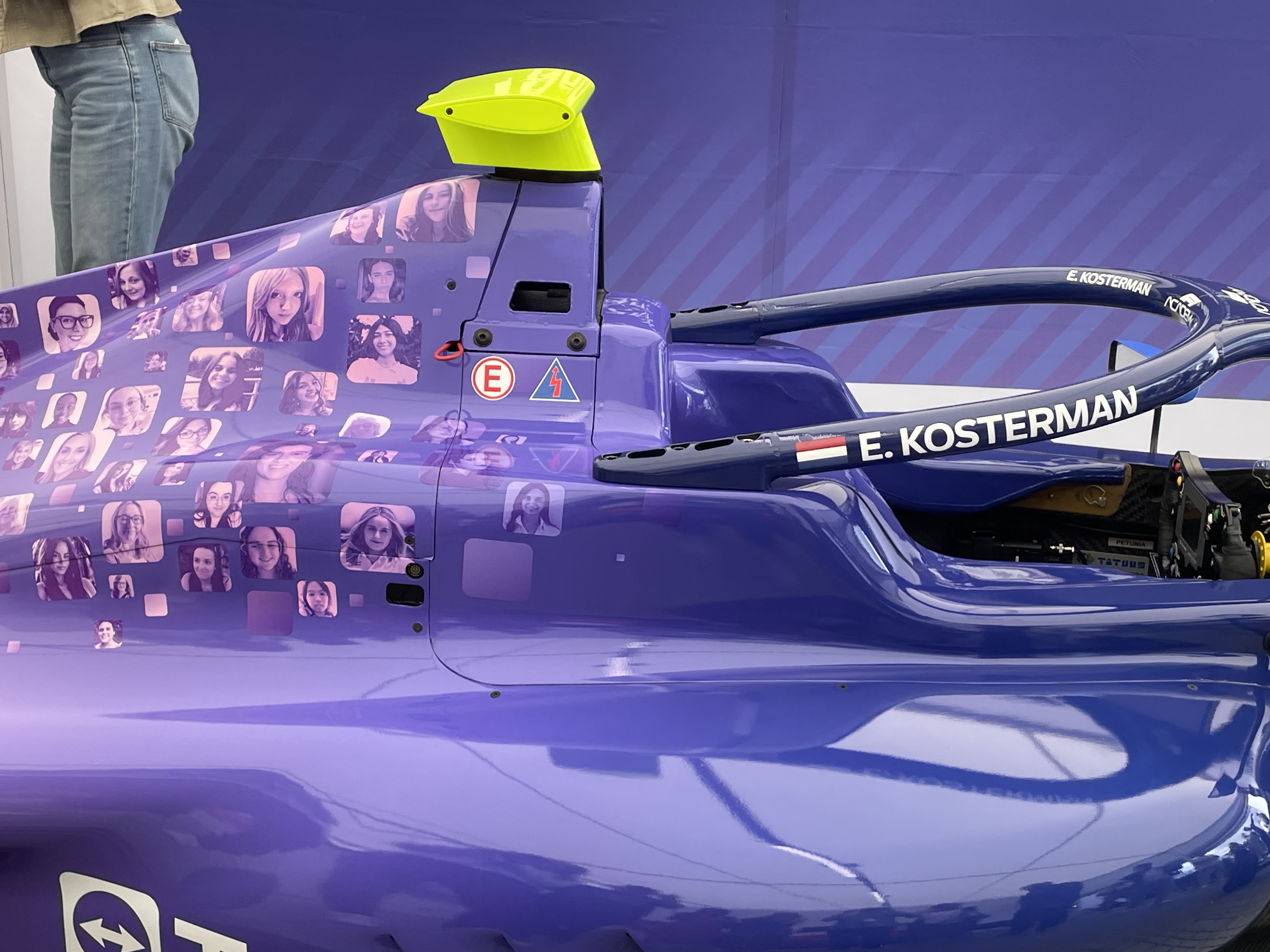 TeamViewer&#039;s Wild Card F1 Academy car