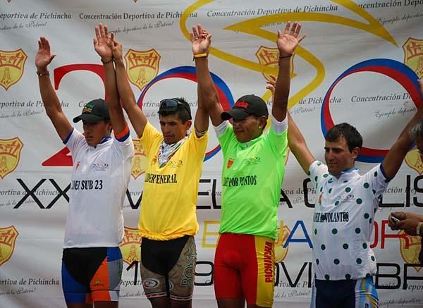 The race leaders in each category