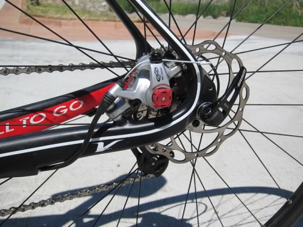 The main advantage of disc brakes on road and 'cross bikes isn't power but rather modulation, plus more predictable performance in foul weather.