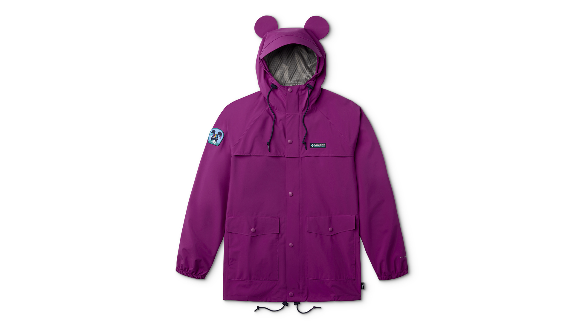 Columbia's Mickey's Outdoor Club Collection flatlay