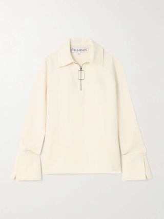 Cloqué-Jersey Top