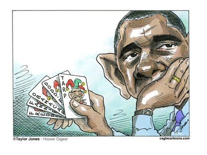 Obama's poker face