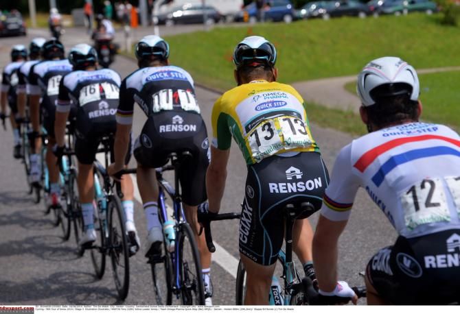 Omega Pharma-Quick Step protected the race lead today