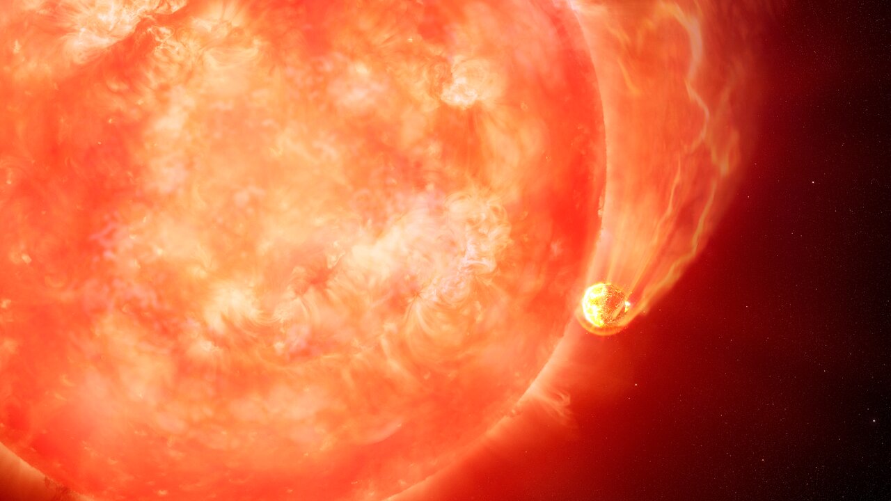 Dead Star Caught Ripping Up Planetary System