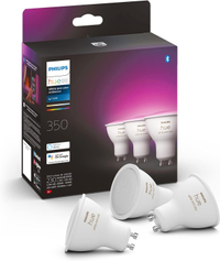 GU10 - smart spotlight (3 pack):&nbsp;was £134.99, now £89.49 at Amazon (save £45)