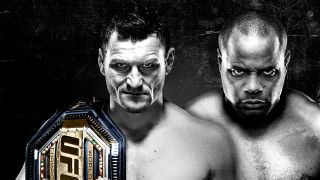 Miocic and Cormier UFC 252 Promotional image