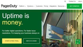 PagerDuty's homepage