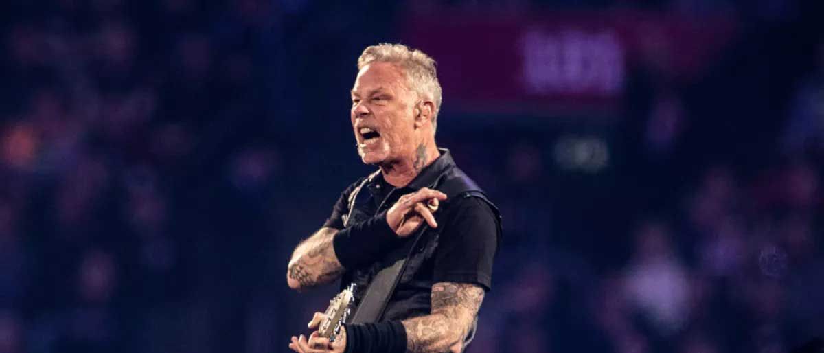 James Hetfield onstage