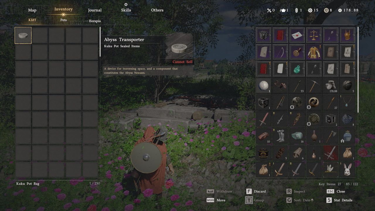 Crimson Desert Thinker's Meadow - Abyss Transporter
