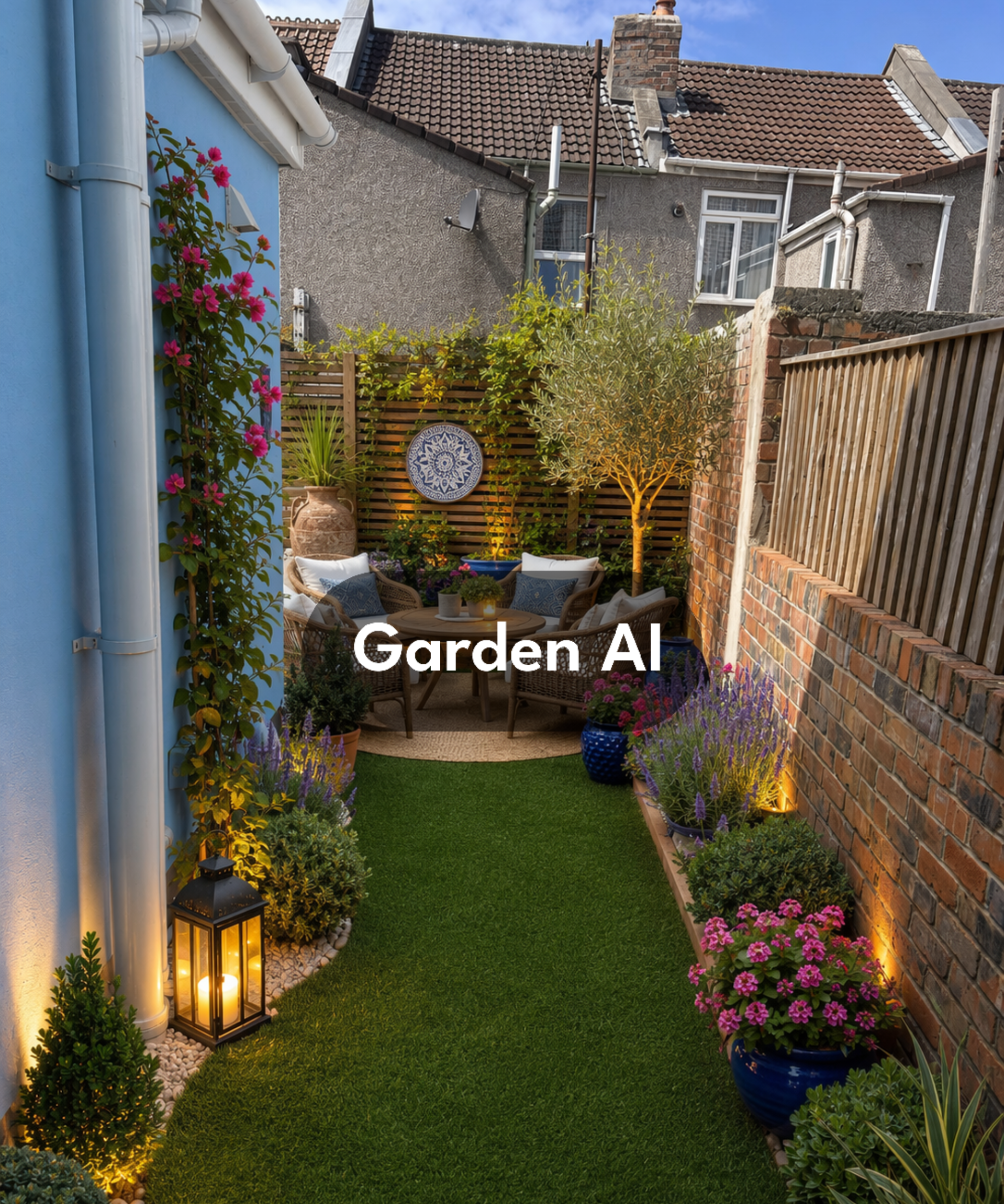 Megans new garden design from app