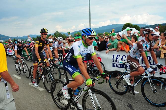 Michael Albasini (Orica-GreenEdge) was in the day's breakaway